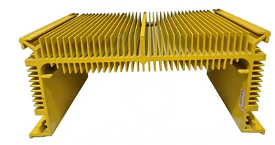 Bridge-Tip de înaltă-Densitate aripioare Sursă de alimentare Radiator din aluminiu